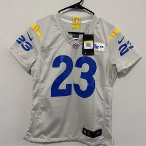 Nike Los Angeles Rams #23 Akers 
Women's On Field Jersey Size Small